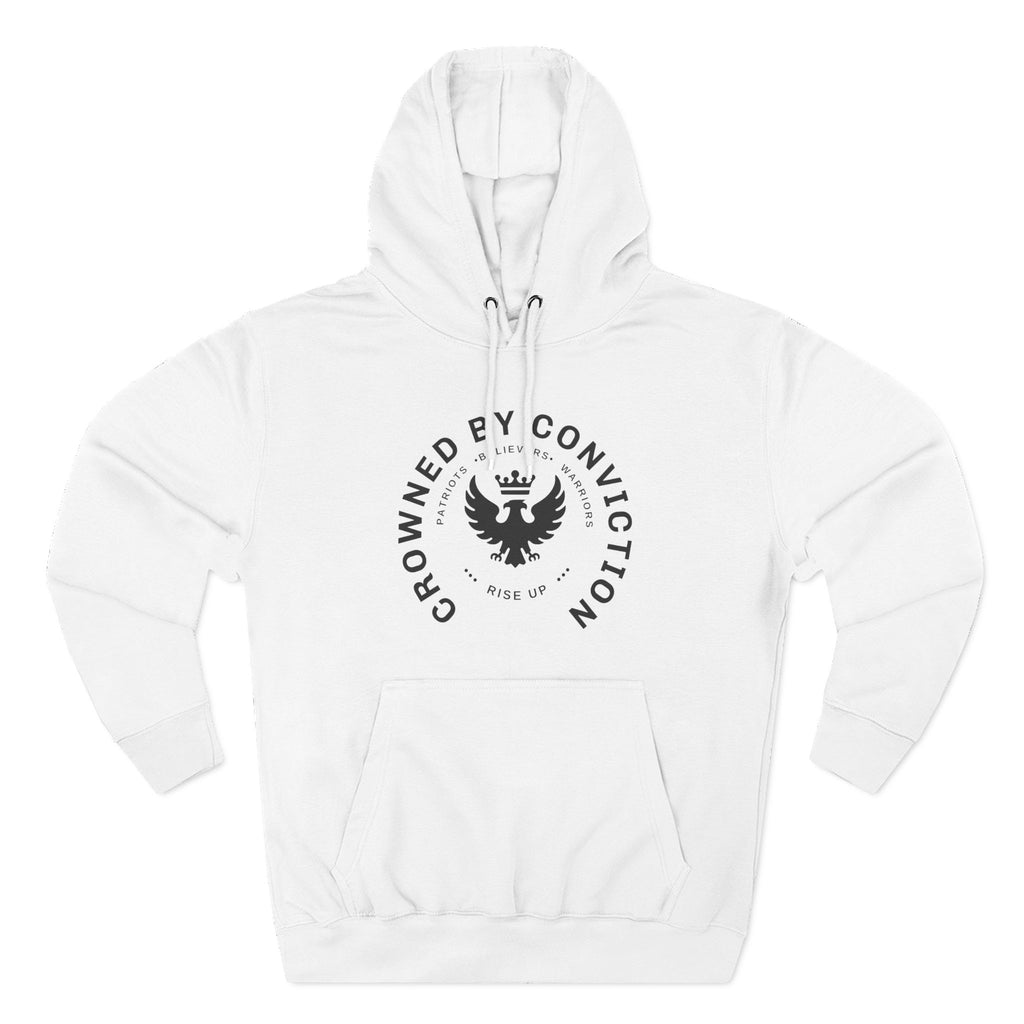 Crowned Conviction Eagle Hoodie — Graphic Pullover