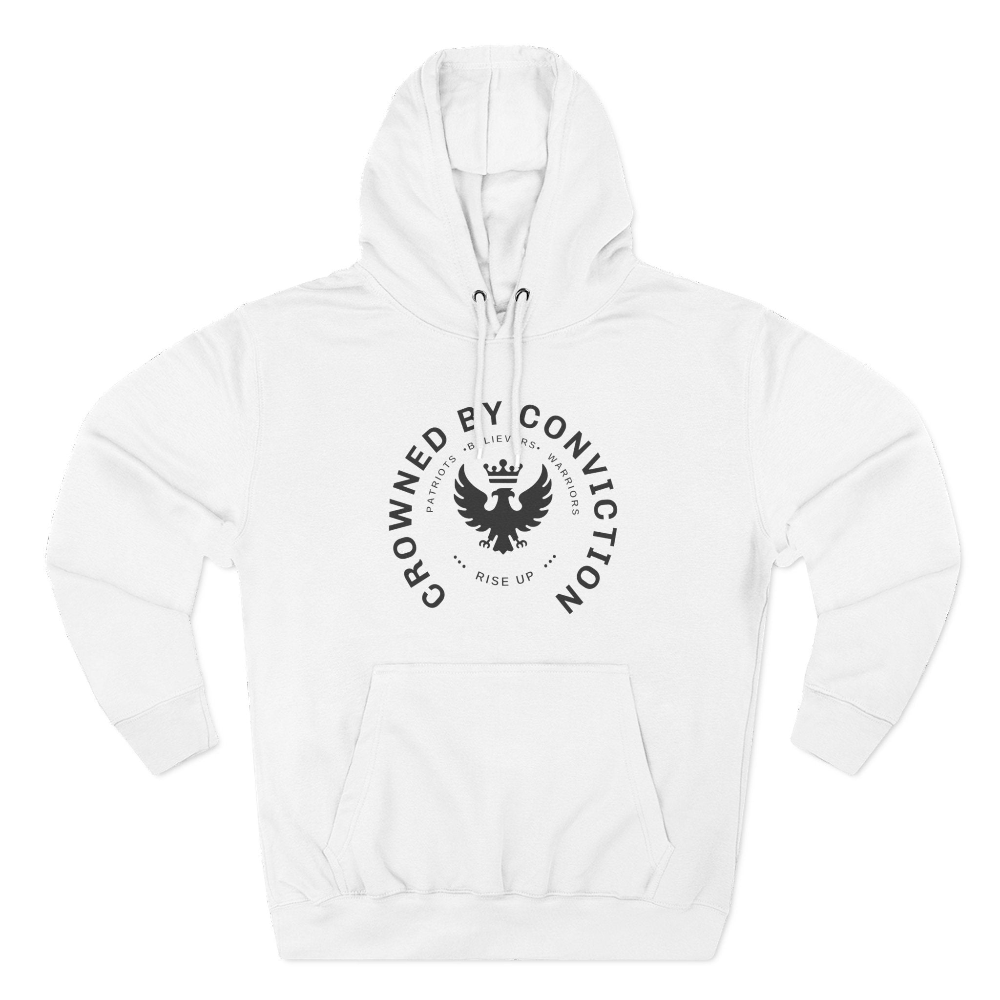 Crowned Conviction Eagle Hoodie — Graphic Pullover