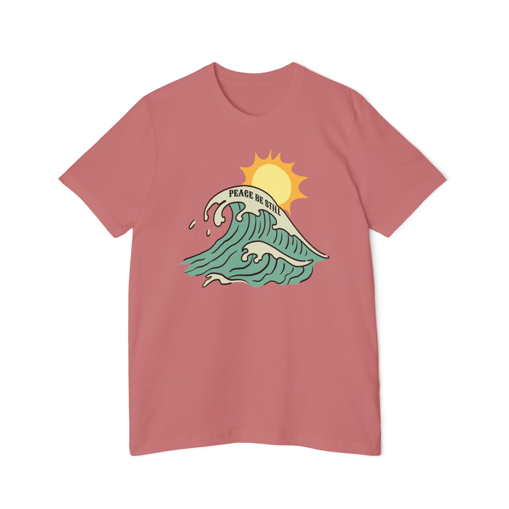 Peace Be Still T-Shirt — "Retro Son" Christian Tee