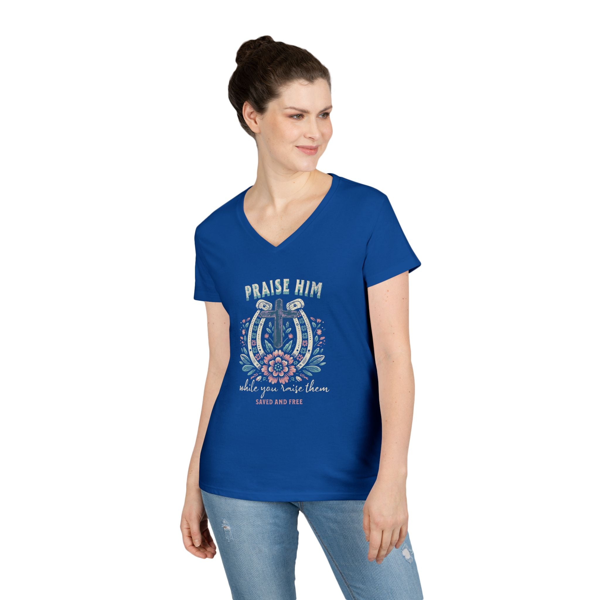 Praise Him While You Raise Them Tee