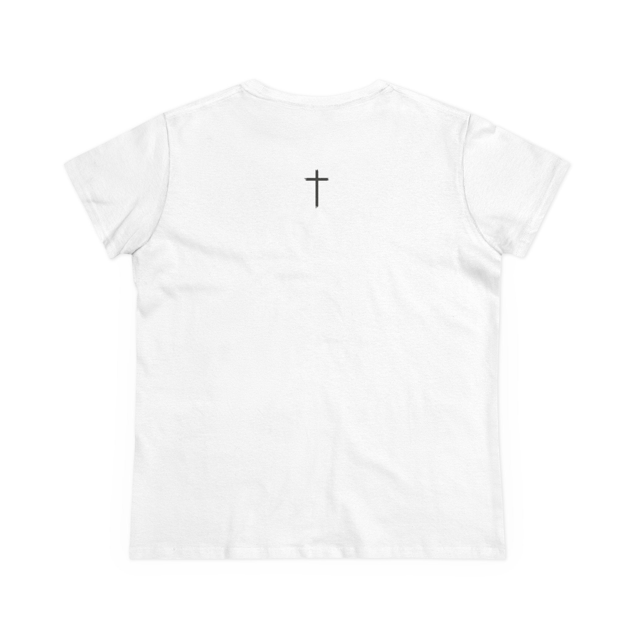 Women's Tee — Floral 'Be Still and Know' Cotton Shirt