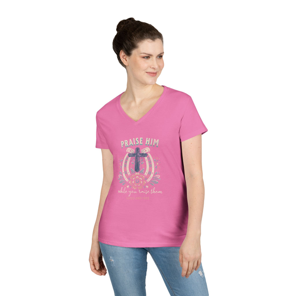 Praise Him While You Raise Them Tee
