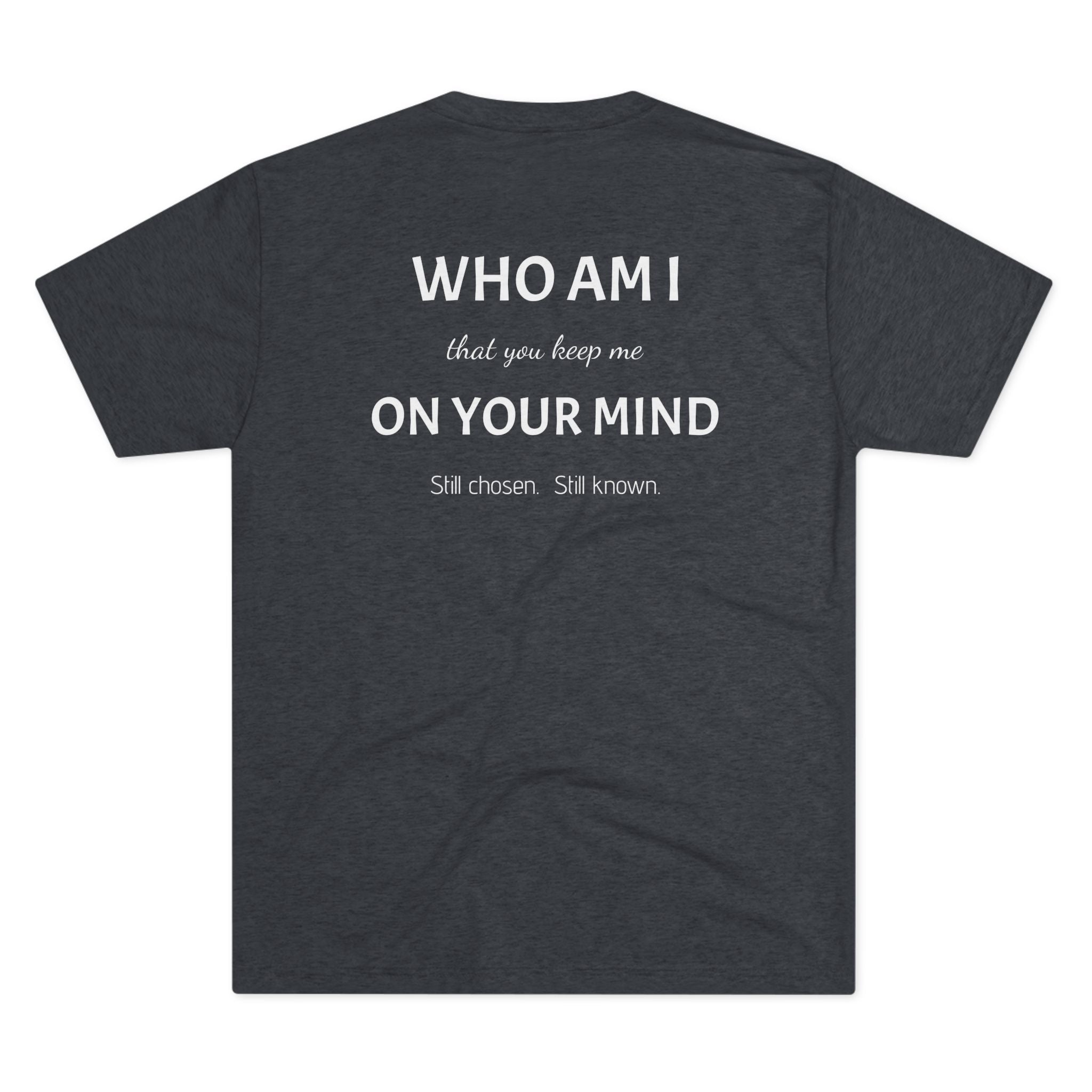 Conviction Crew Tee — "Who Am I"