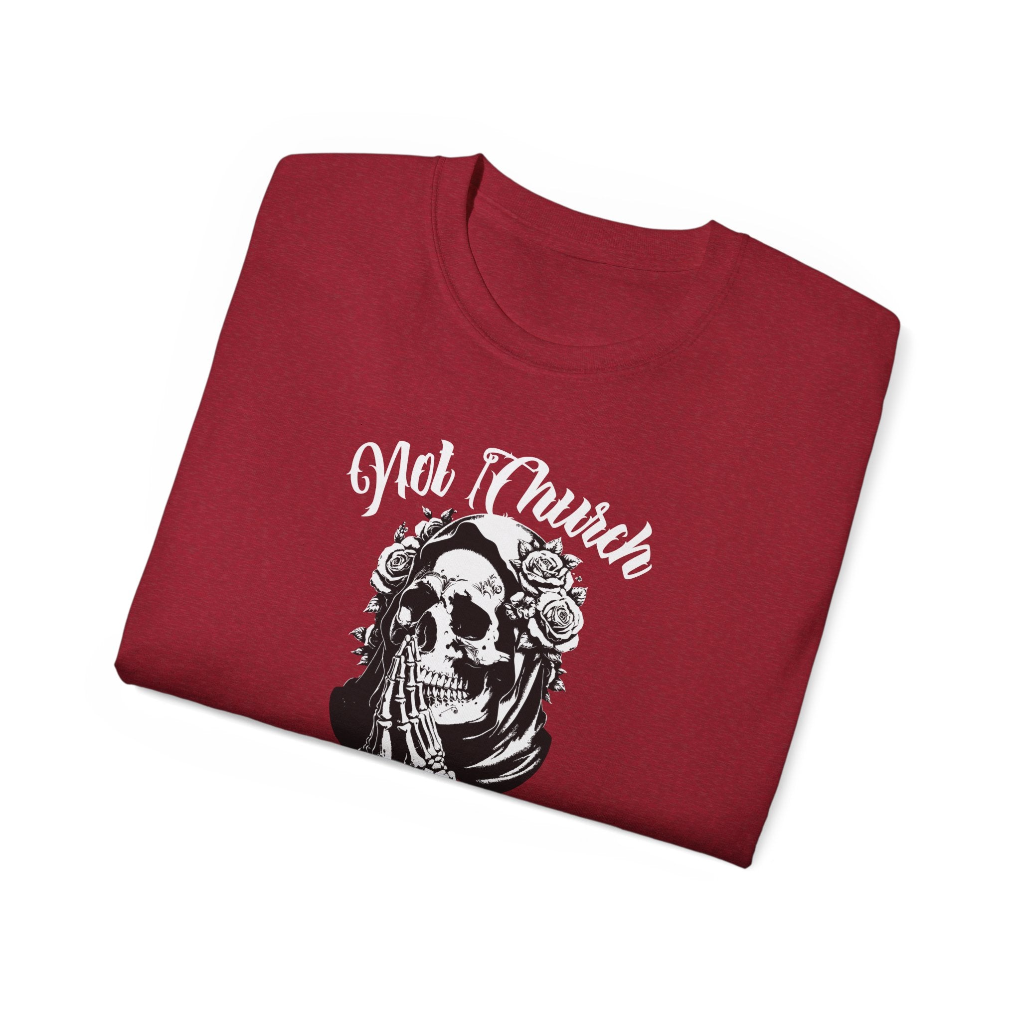 Not Church Perfect Skull Tee