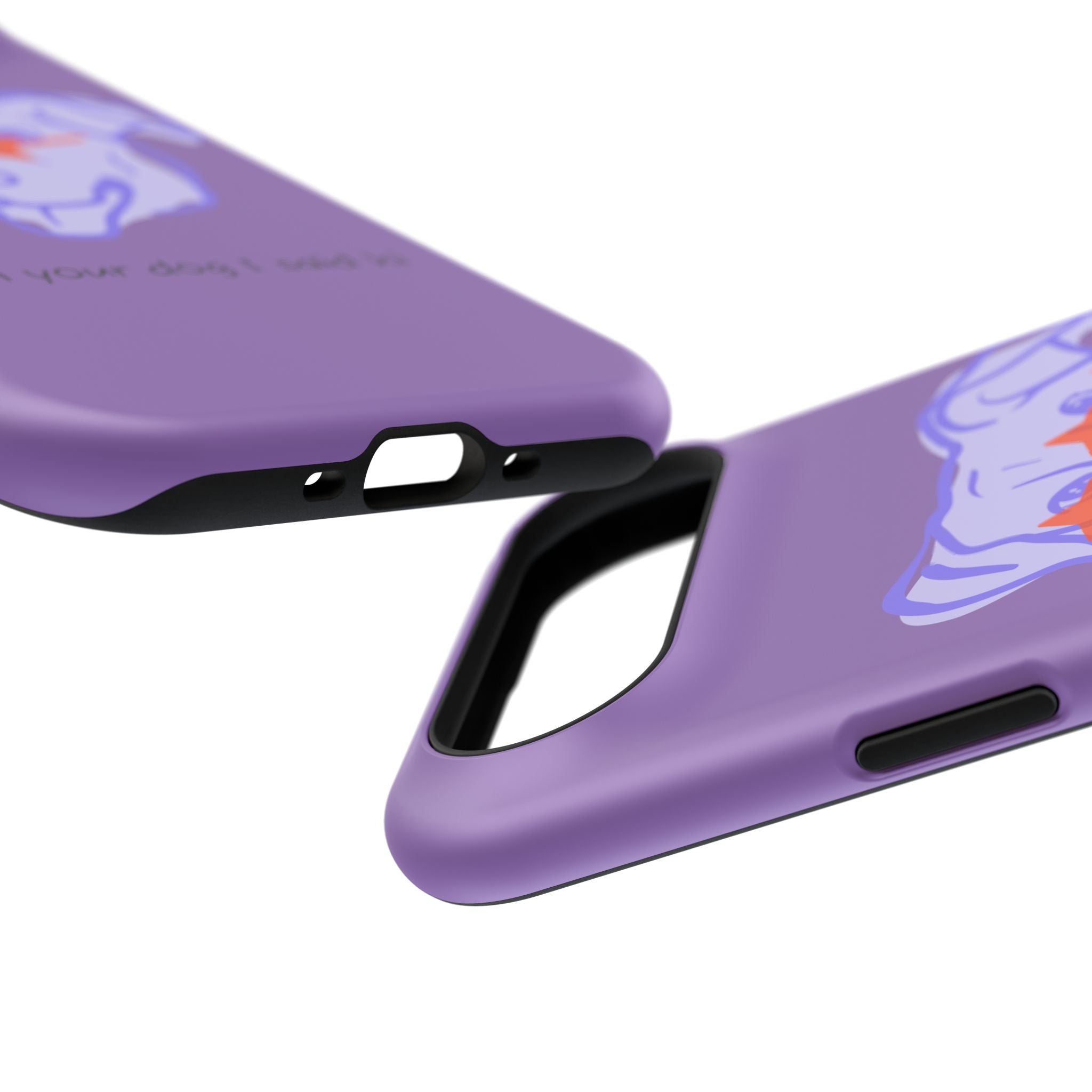 Impact Resistant Case — Purple Dog “Tell your dog I said hi”