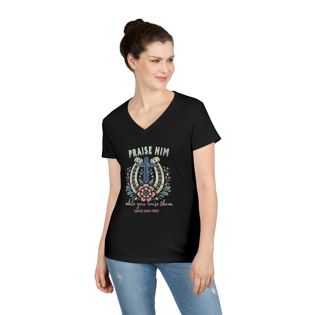 Praise Him While You Raise Them Tee