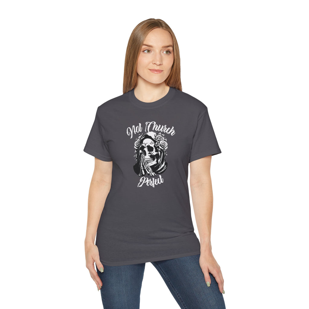 Not Church Perfect Skull Tee