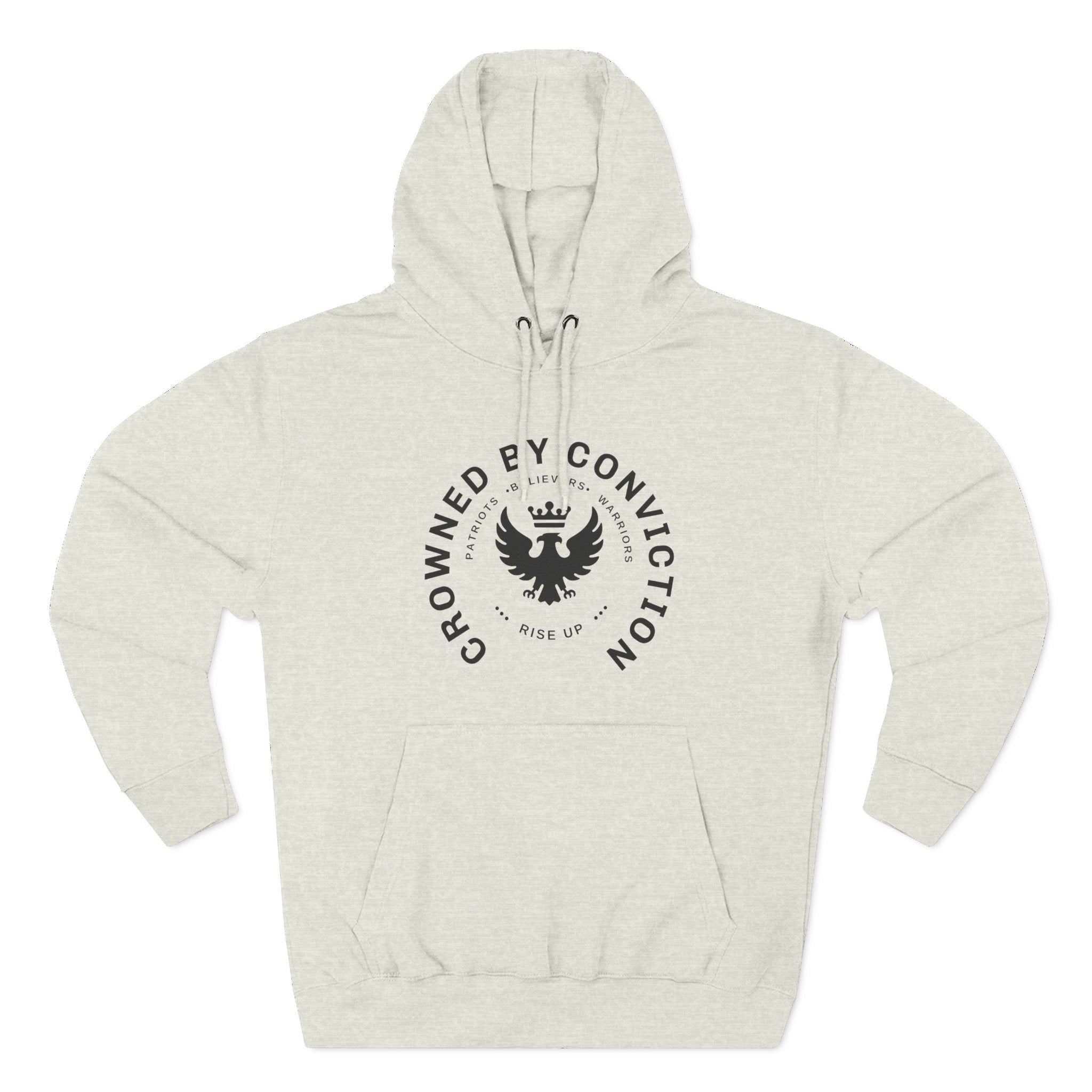 Crowned Conviction Eagle Hoodie — Graphic Pullover