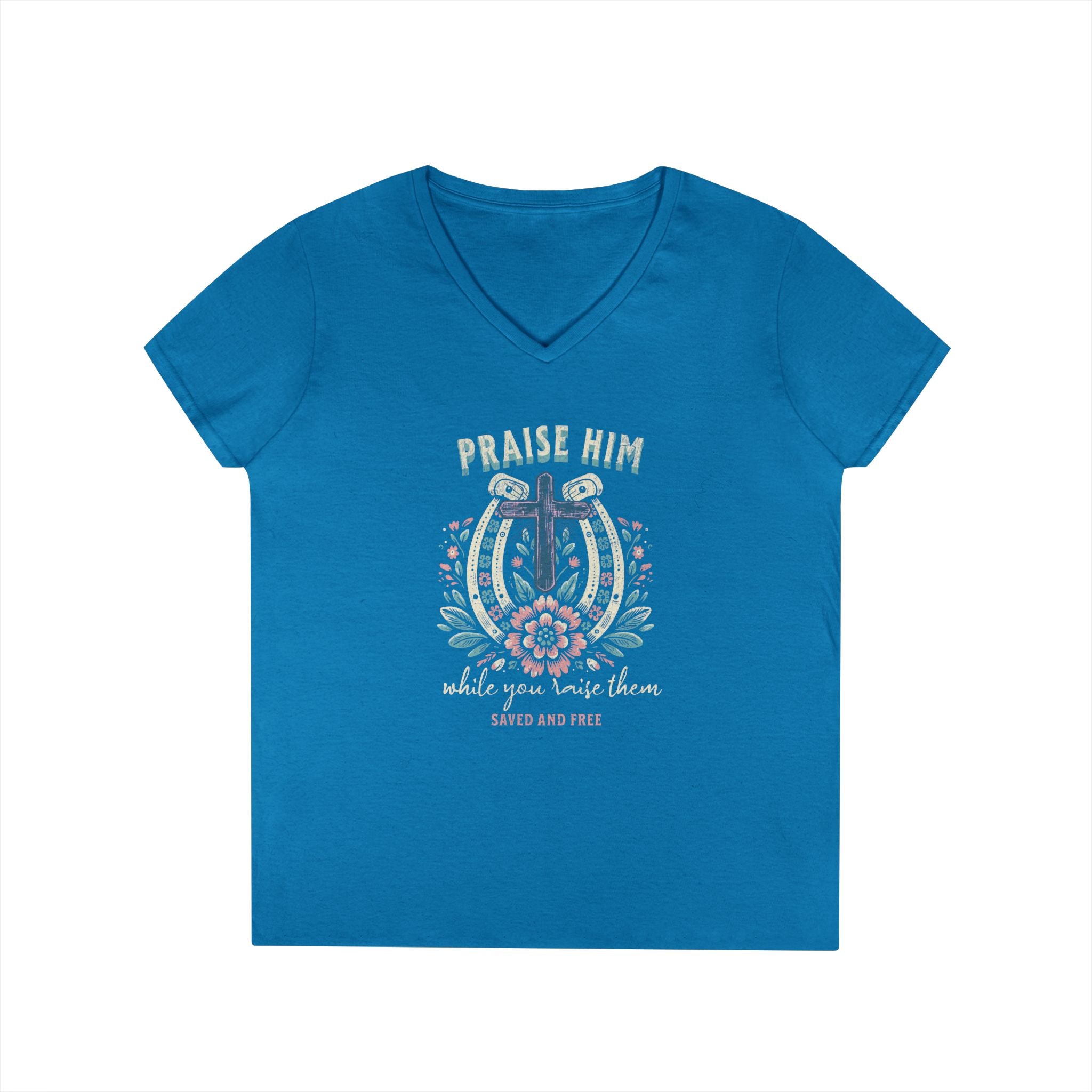 Praise Him While You Raise Them Tee