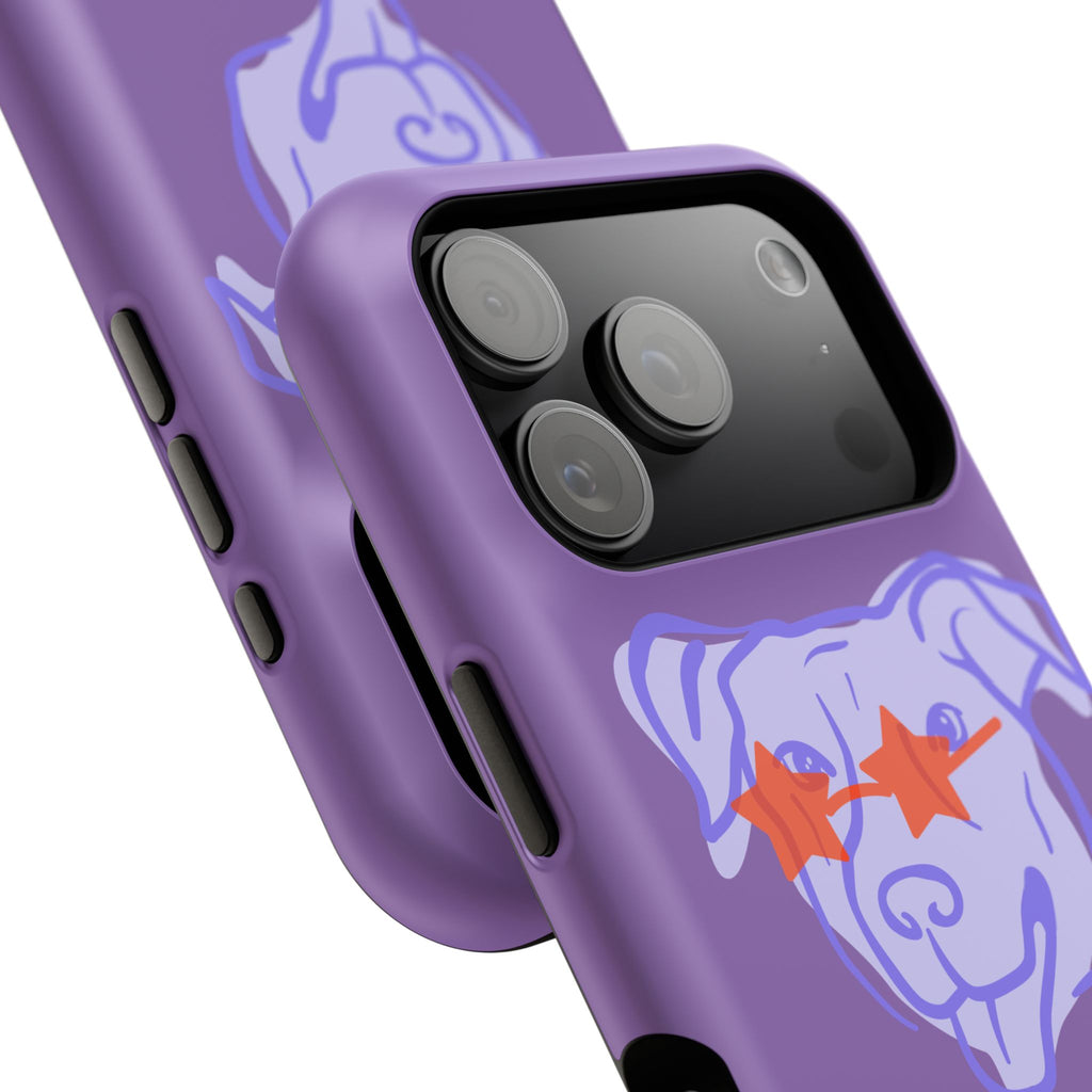 Impact Resistant Case — Purple Dog “Tell your dog I said hi”