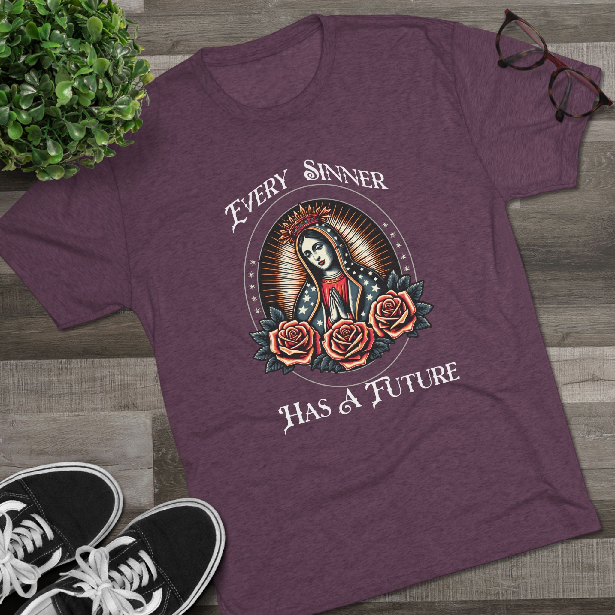 Crew Tee — "Every Sinner Has a Future"