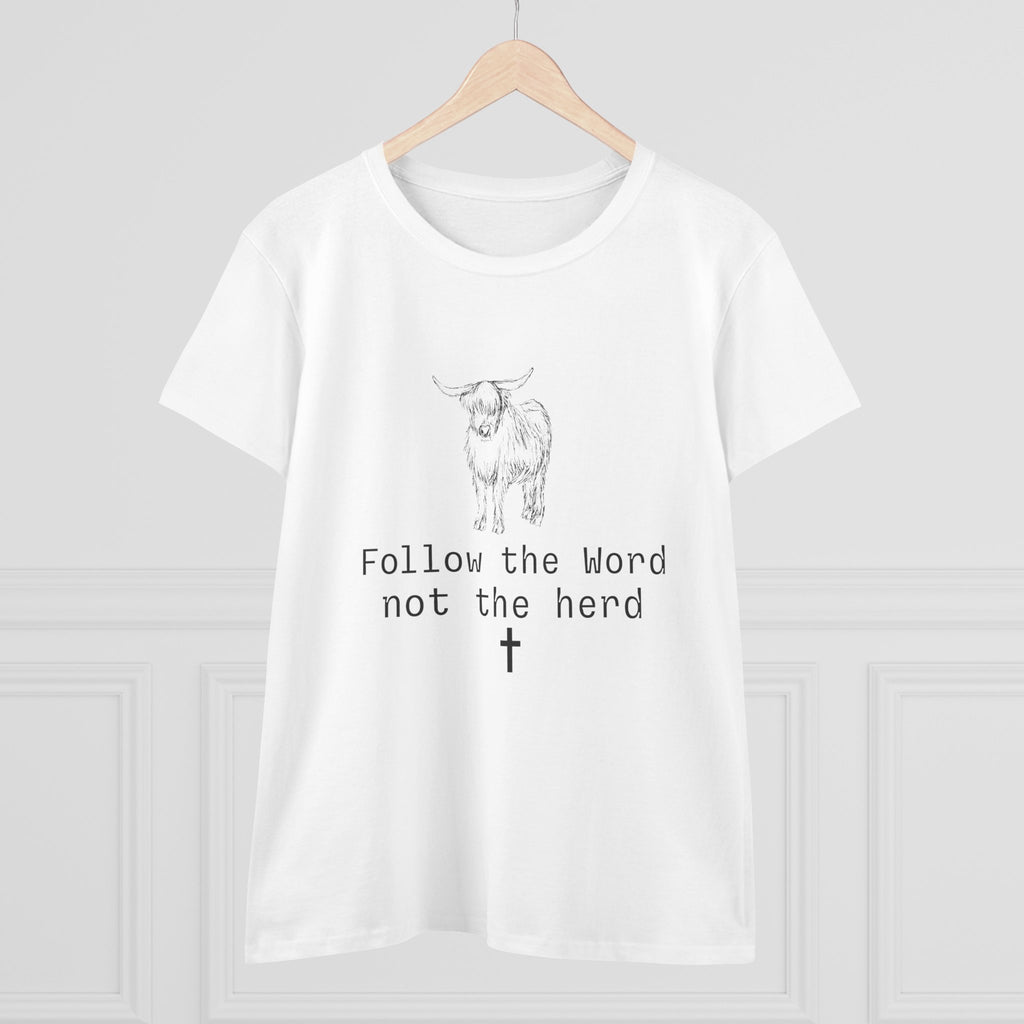 Graphic Tee — "Follow the Word Not the Herd"