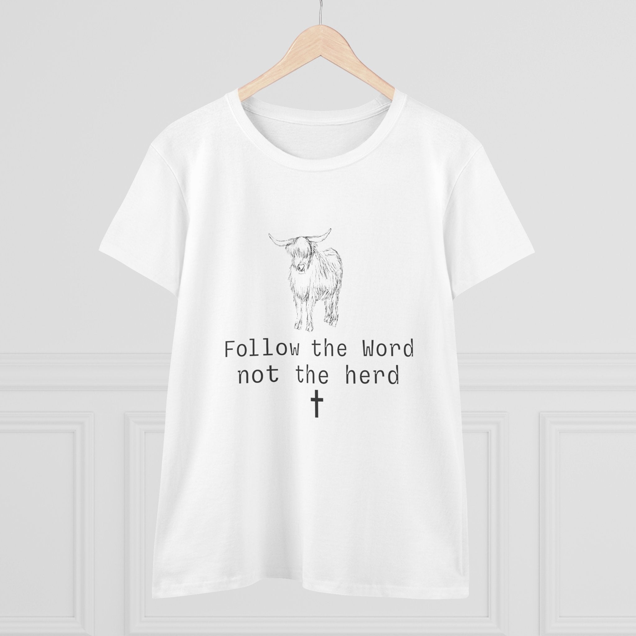 Graphic Tee — "Follow the Word Not the Herd"