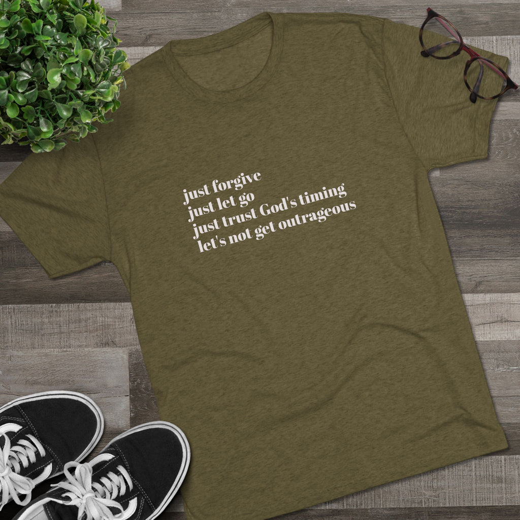 Let's not get outrageous-vintage tee