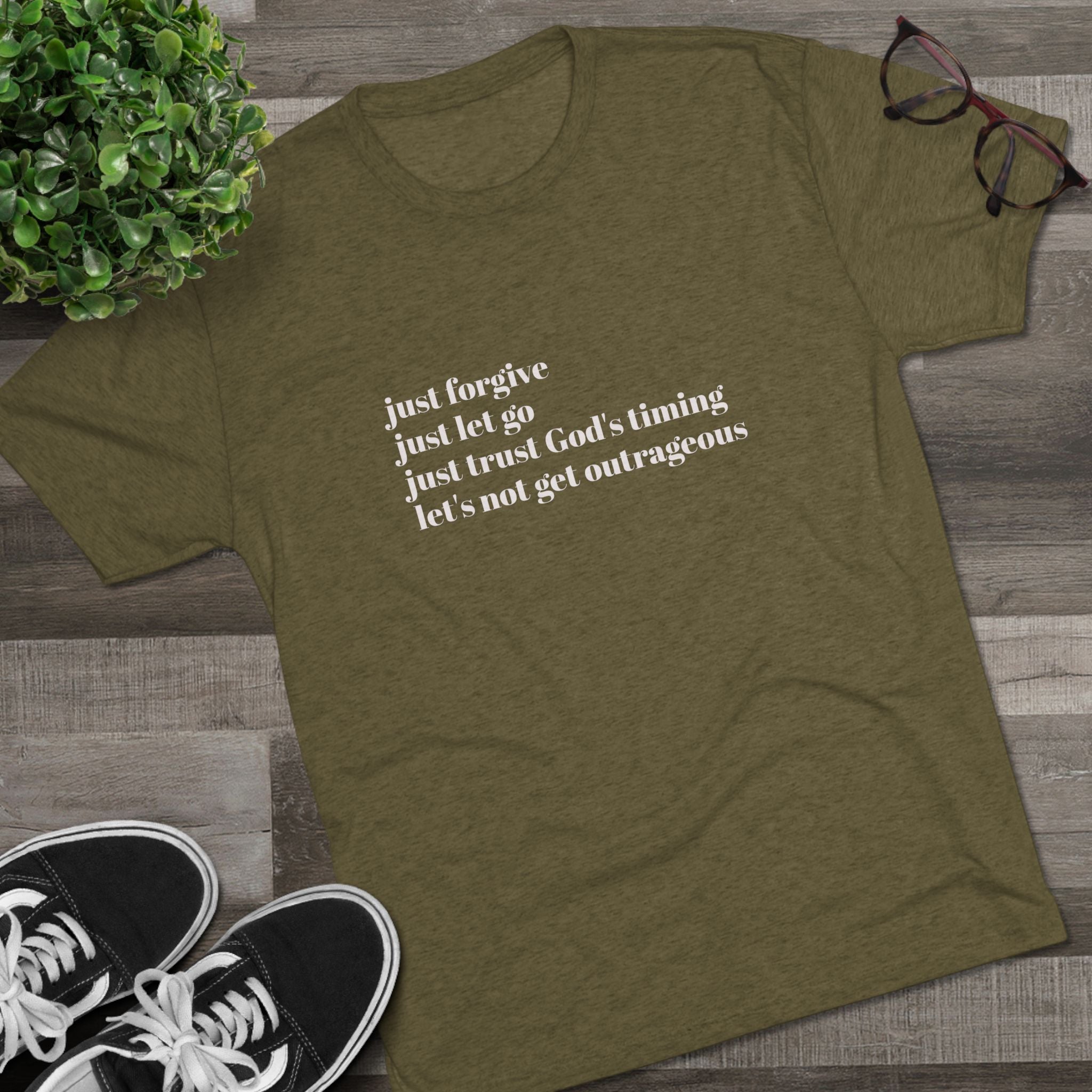 Let's not get outrageous-vintage tee