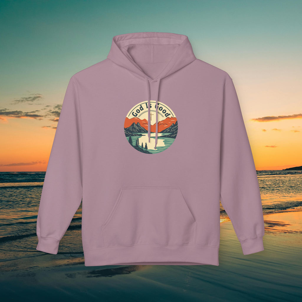 He is Good —Mountain Sunrise Hoodie