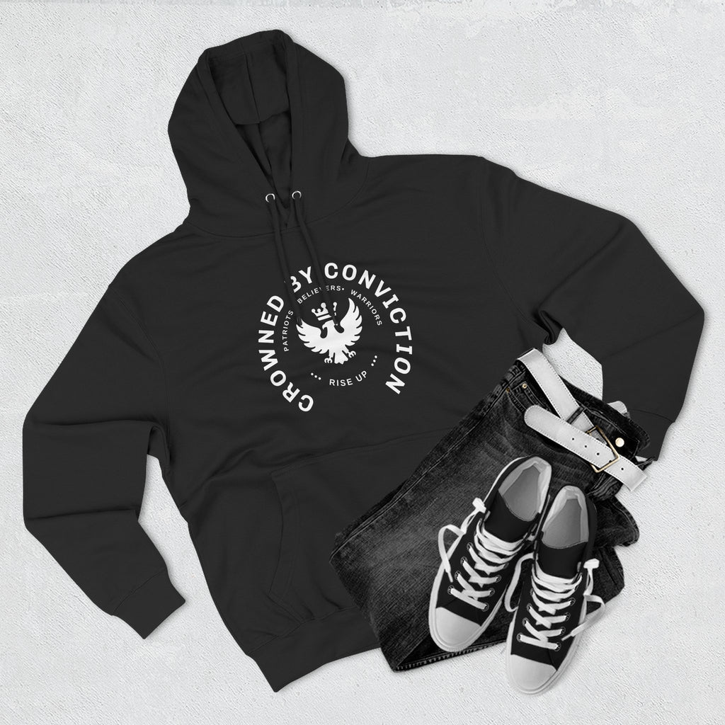 Crowned Conviction Eagle Hoodie — Graphic Pullover