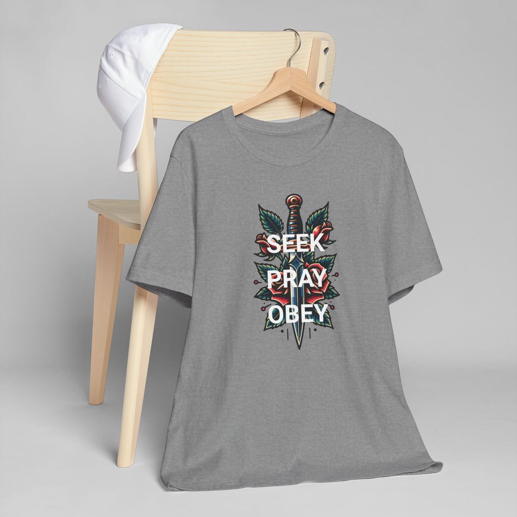 Seek Pray Obey Tee