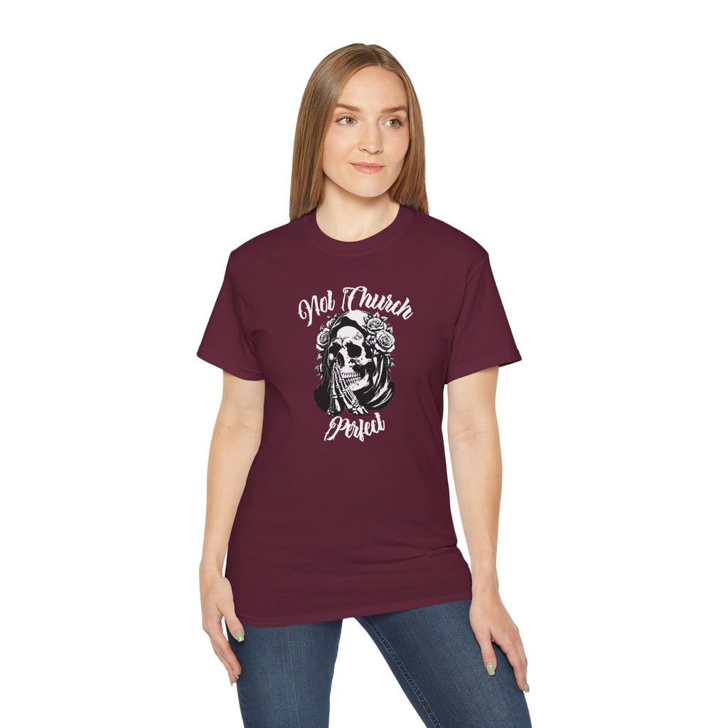 Not Church Perfect Skull Tee
