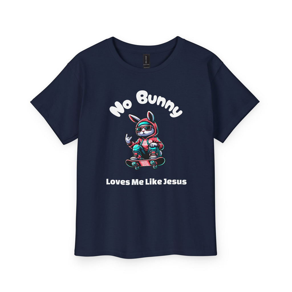 Youth Tee — "No Bunny Loves Me Like Jesus"