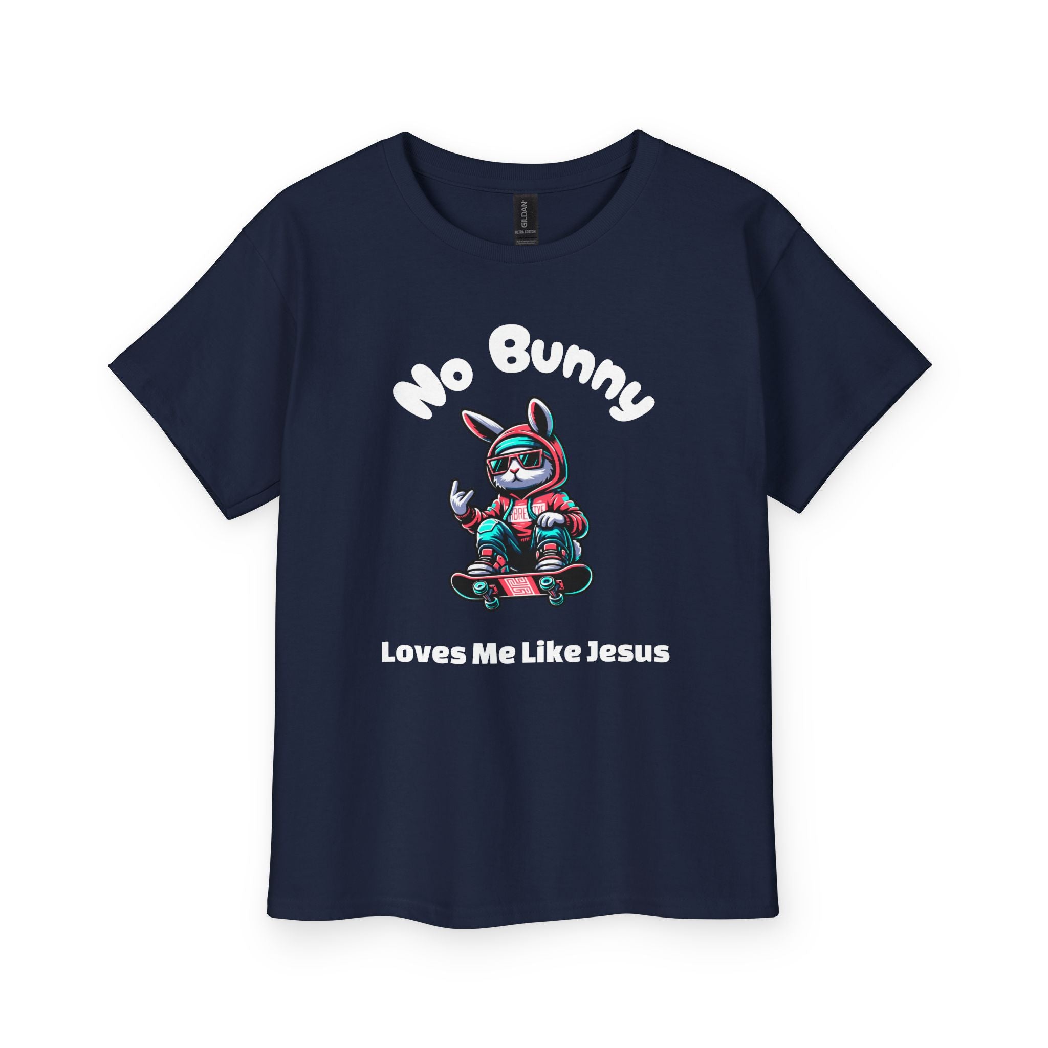 Youth Tee — "No Bunny Loves Me Like Jesus"