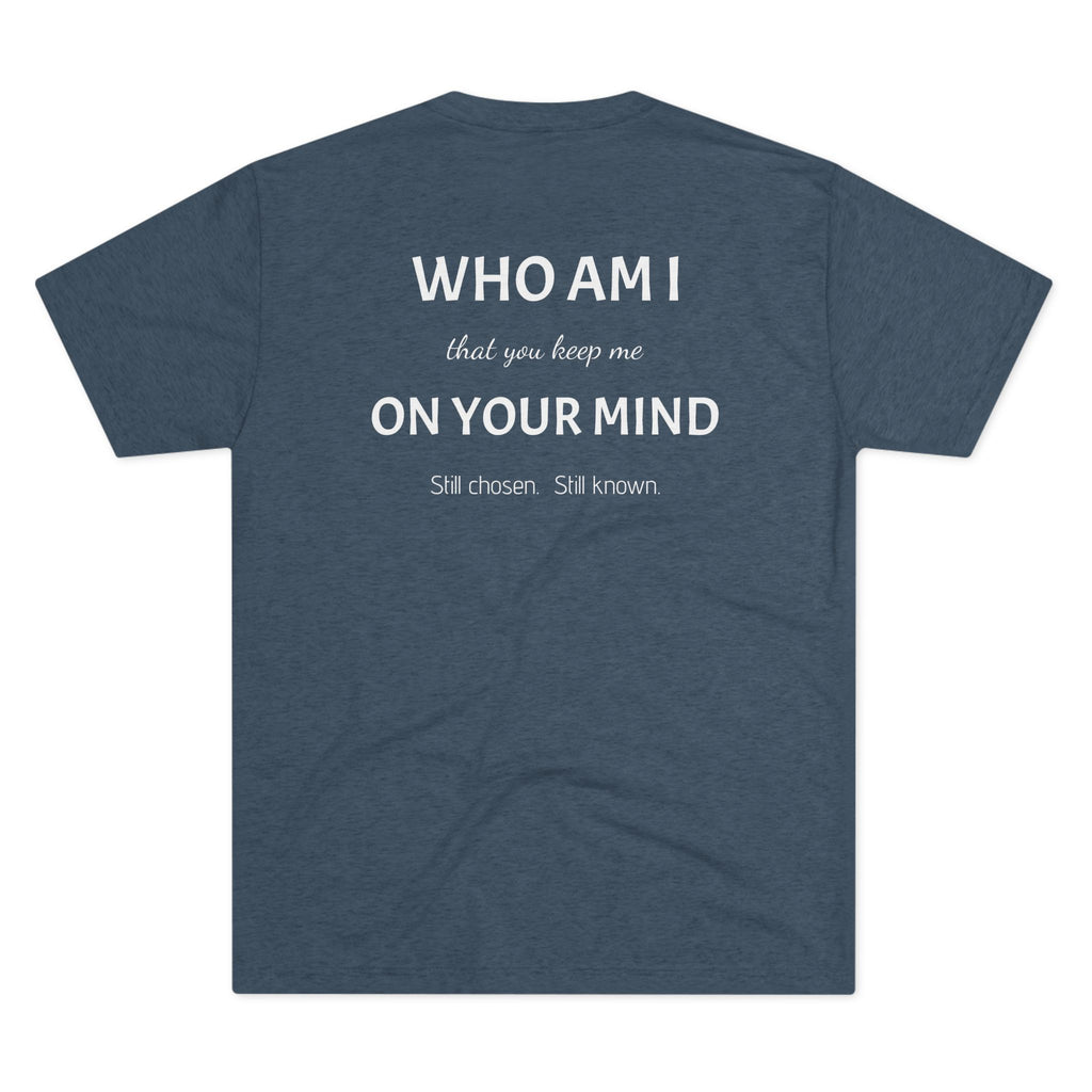 Conviction Crew Tee — "Who Am I"
