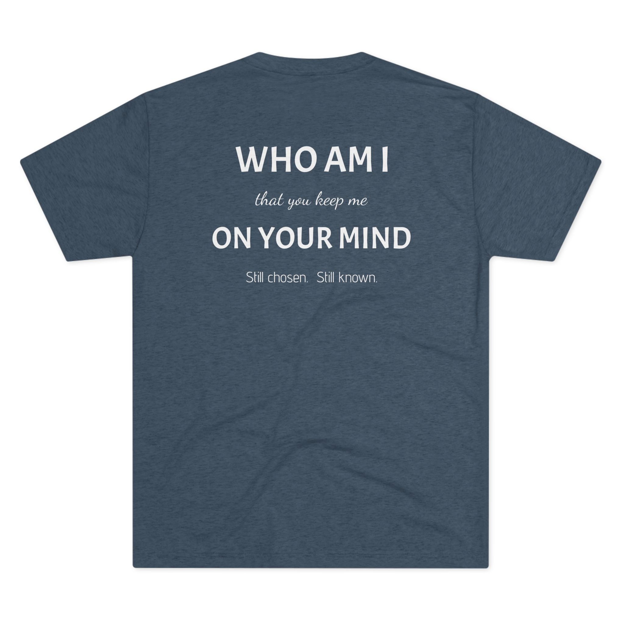 Conviction Crew Tee — "Who Am I"