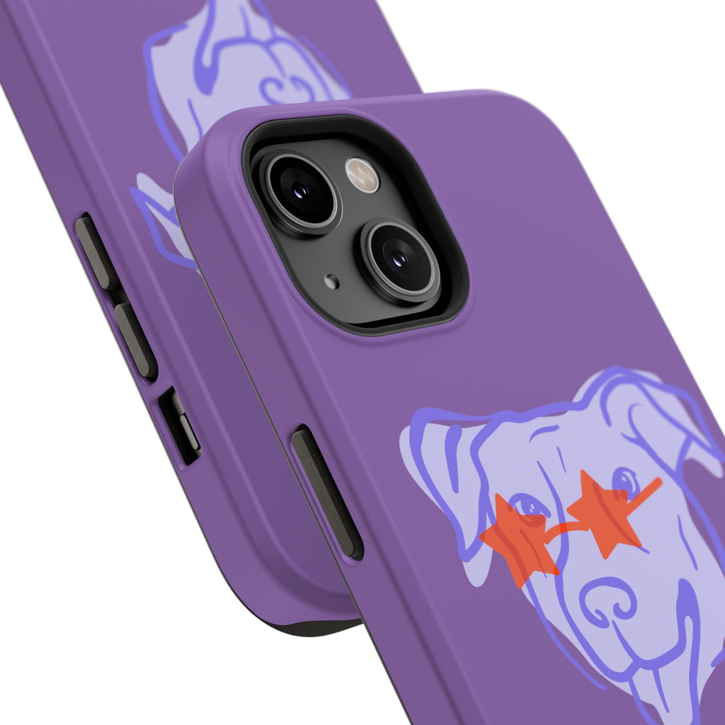 Impact Resistant Case — Purple Dog “Tell your dog I said hi”