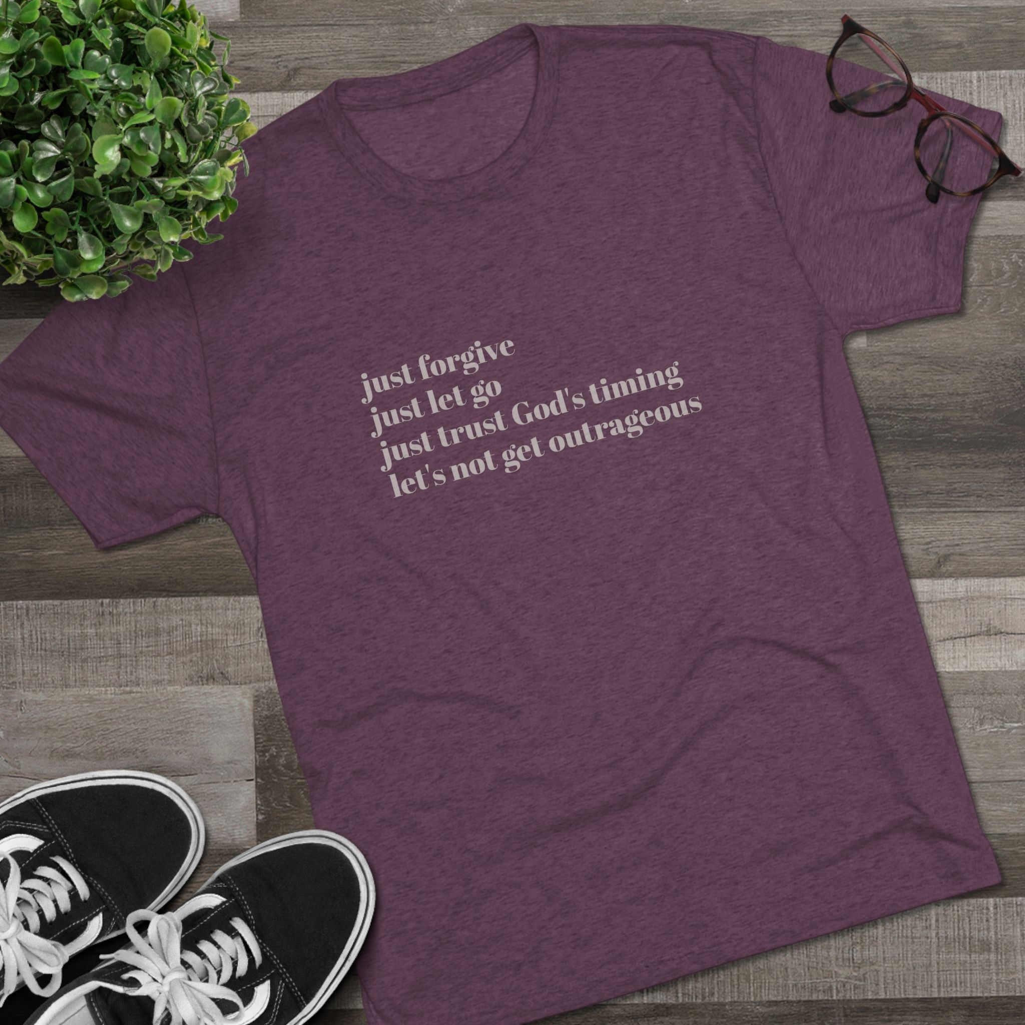 Let's not get outrageous-vintage tee