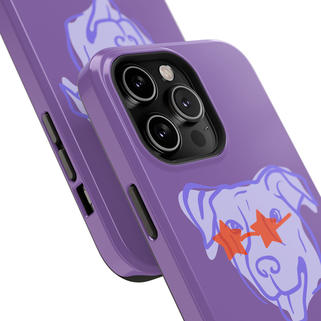 Impact Resistant Case — Purple Dog “Tell your dog I said hi”