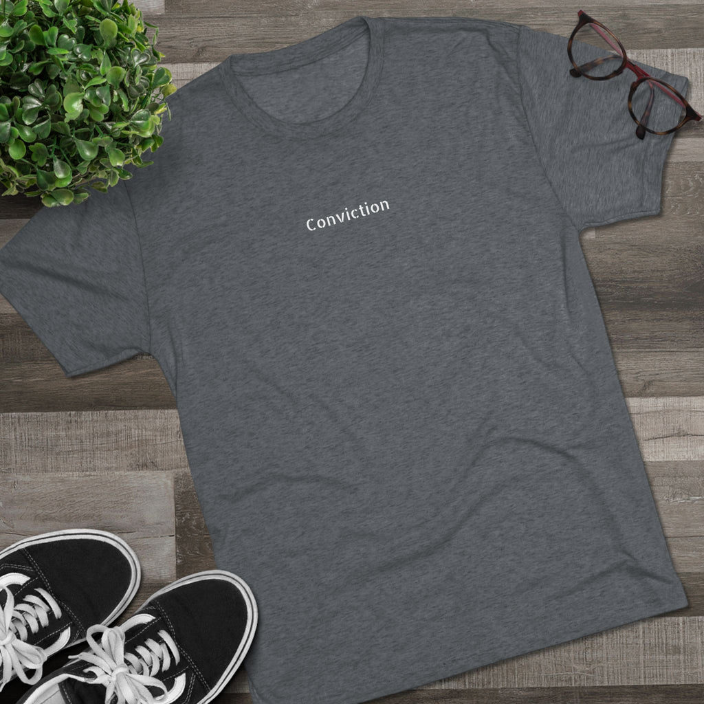 Conviction Crew Tee — "Who Am I"