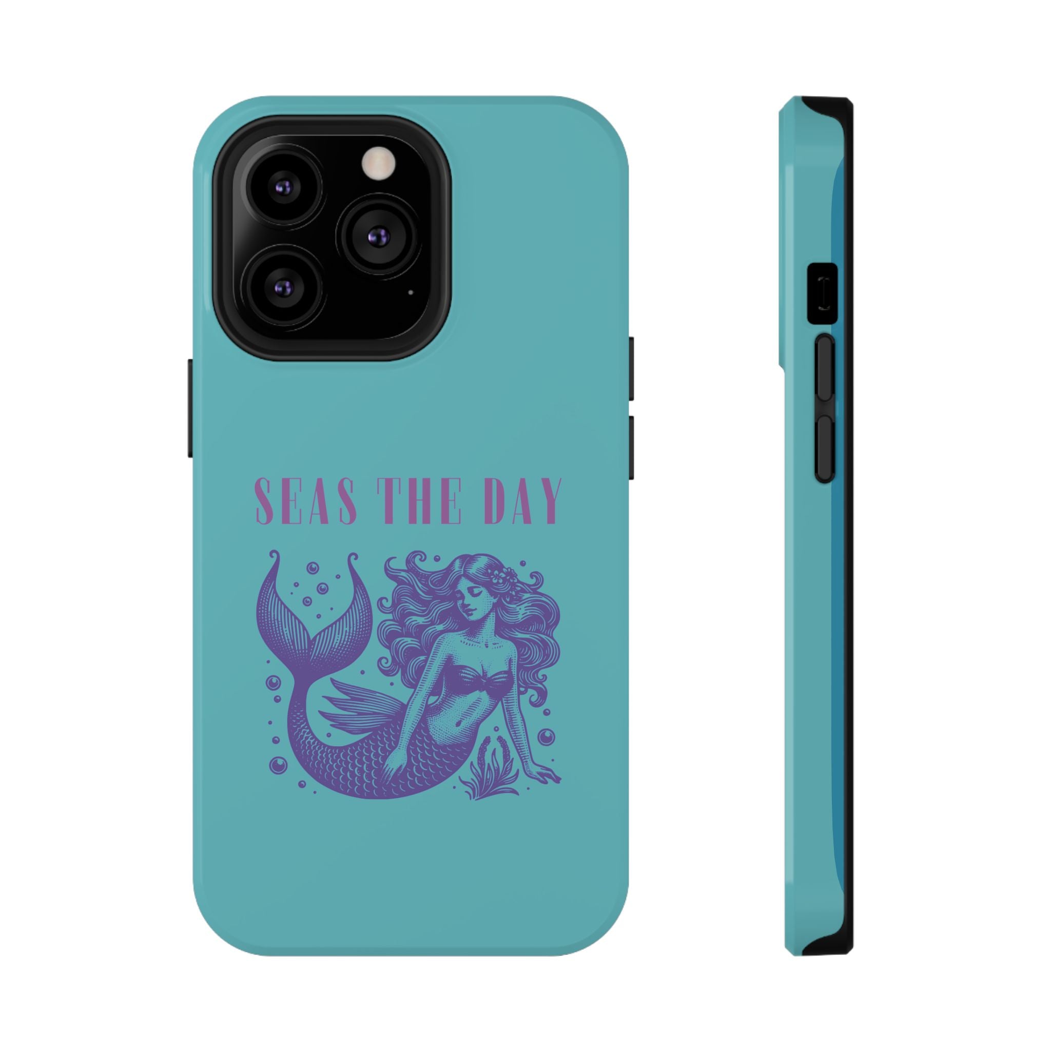 iphone Mermaid ‘Seas the Day’ Impact-Resistant Phone Case