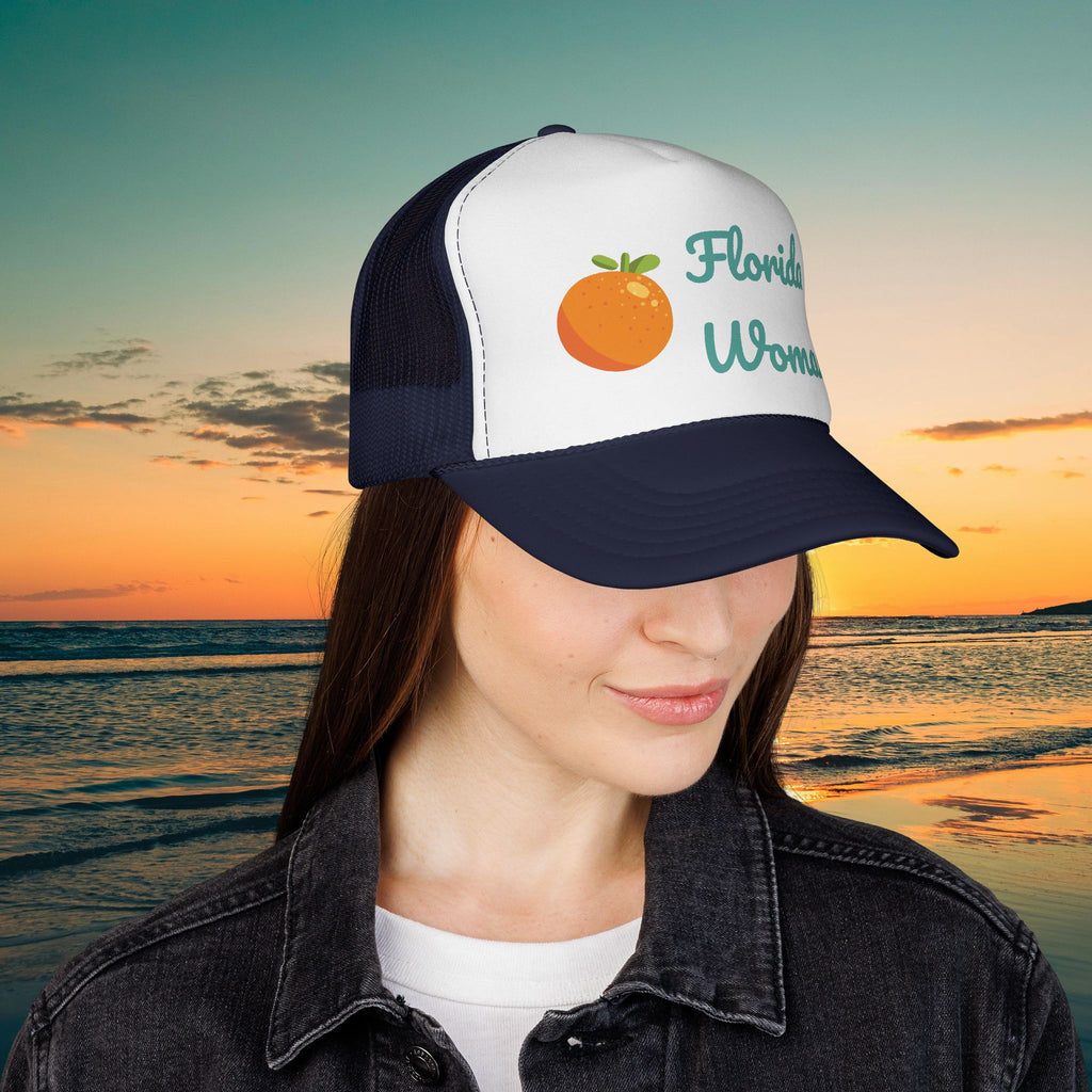 Florida Woman Trucker Cap