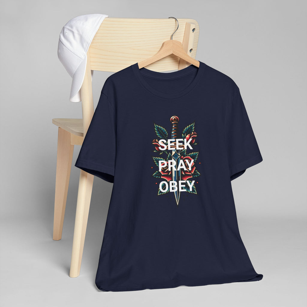 Seek Pray Obey Tee
