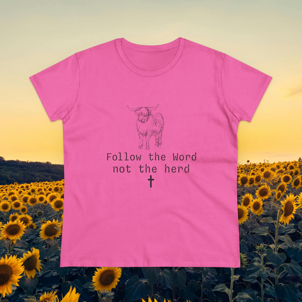 Graphic Tee — "Follow the Word Not the Herd"