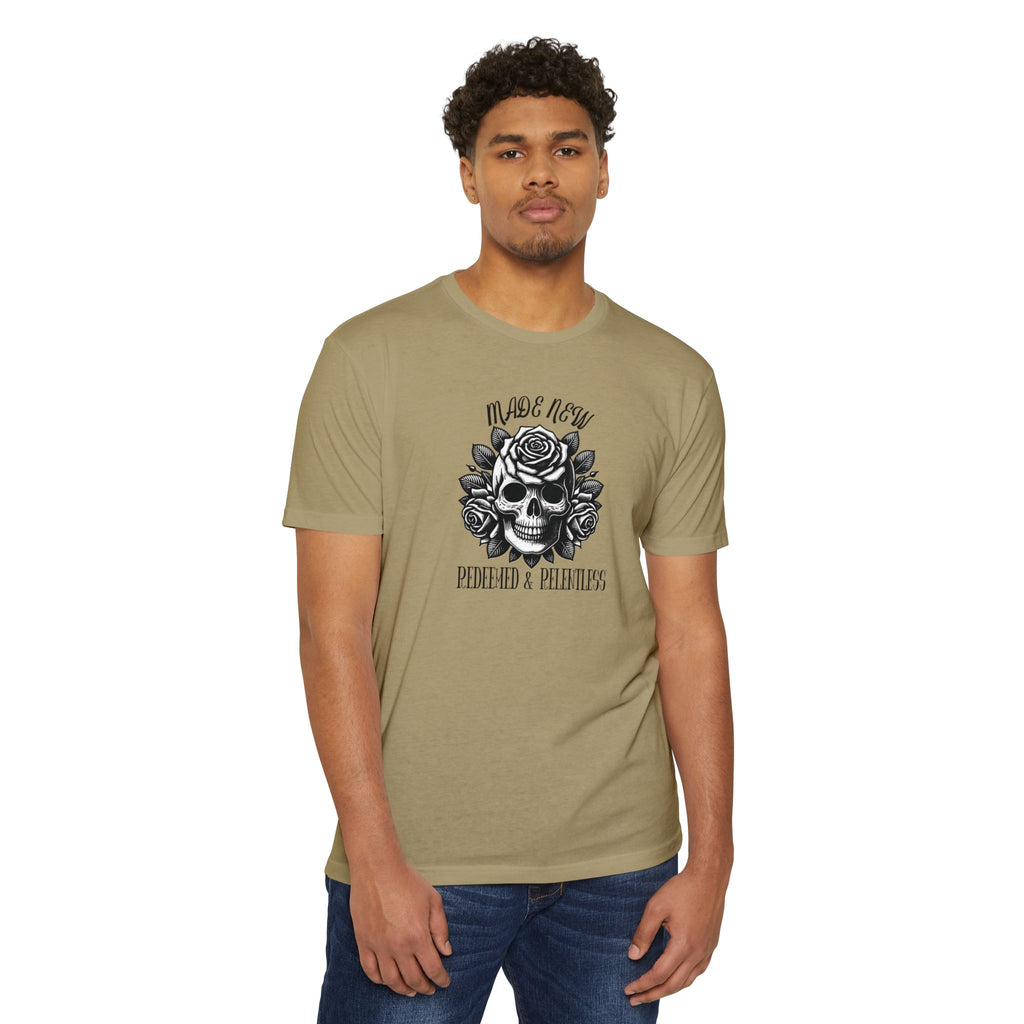 Redeemed & Relentless Christian Tee