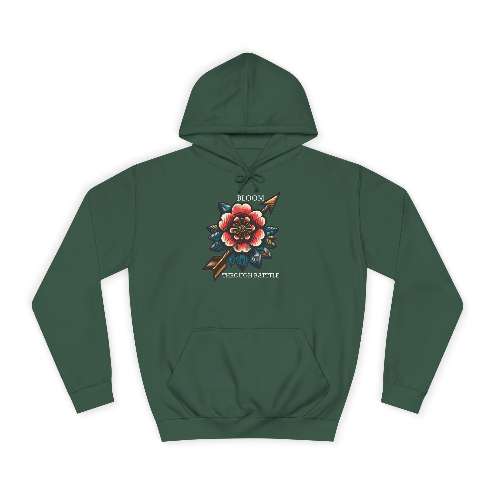 Bloom Through Battle Hoodie