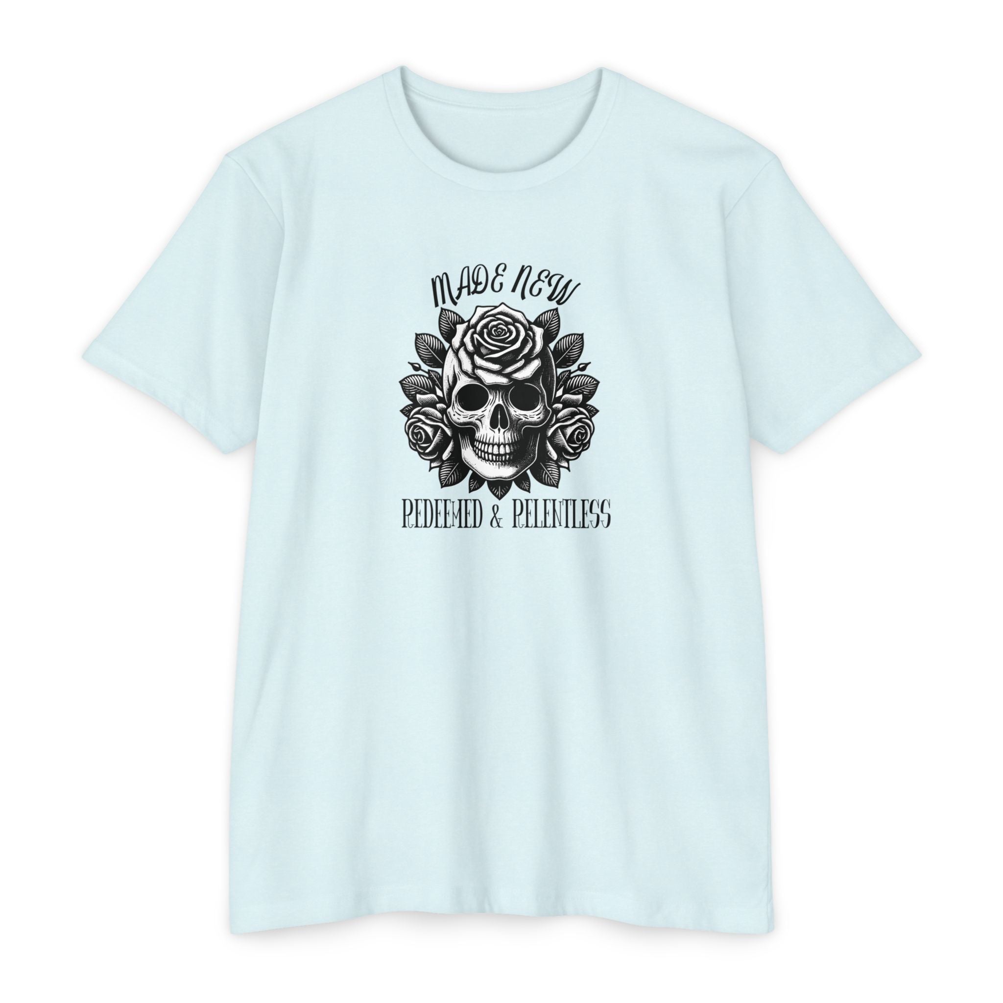 Redeemed & Relentless Christian Tee