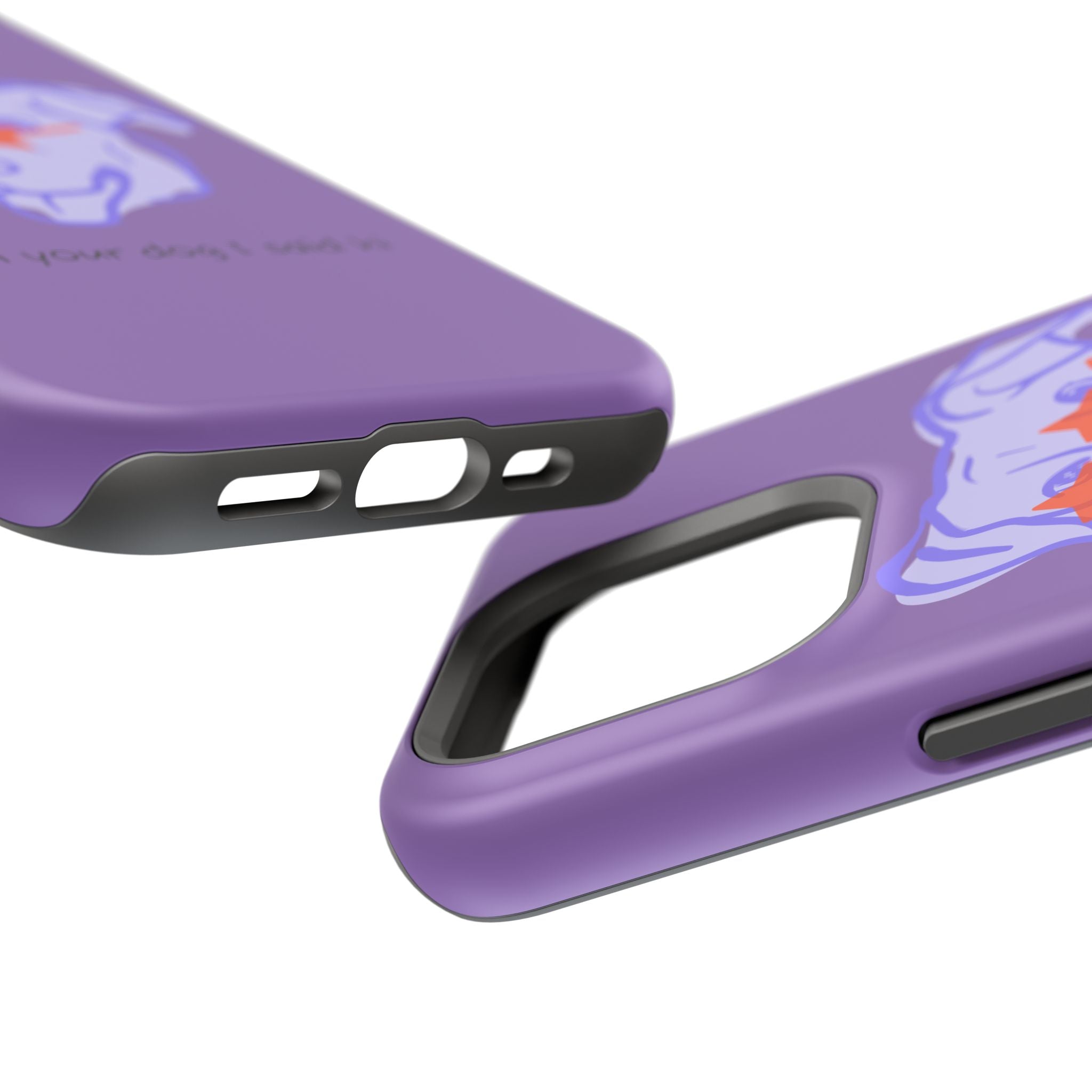 Impact Resistant Case — Purple Dog “Tell your dog I said hi”