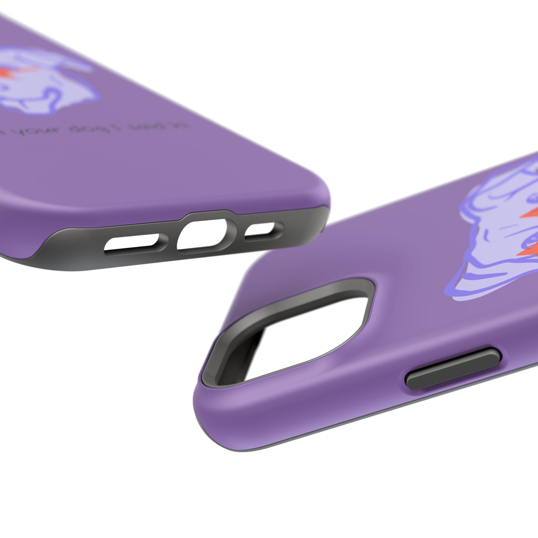 Impact Resistant Case — Purple Dog “Tell your dog I said hi”