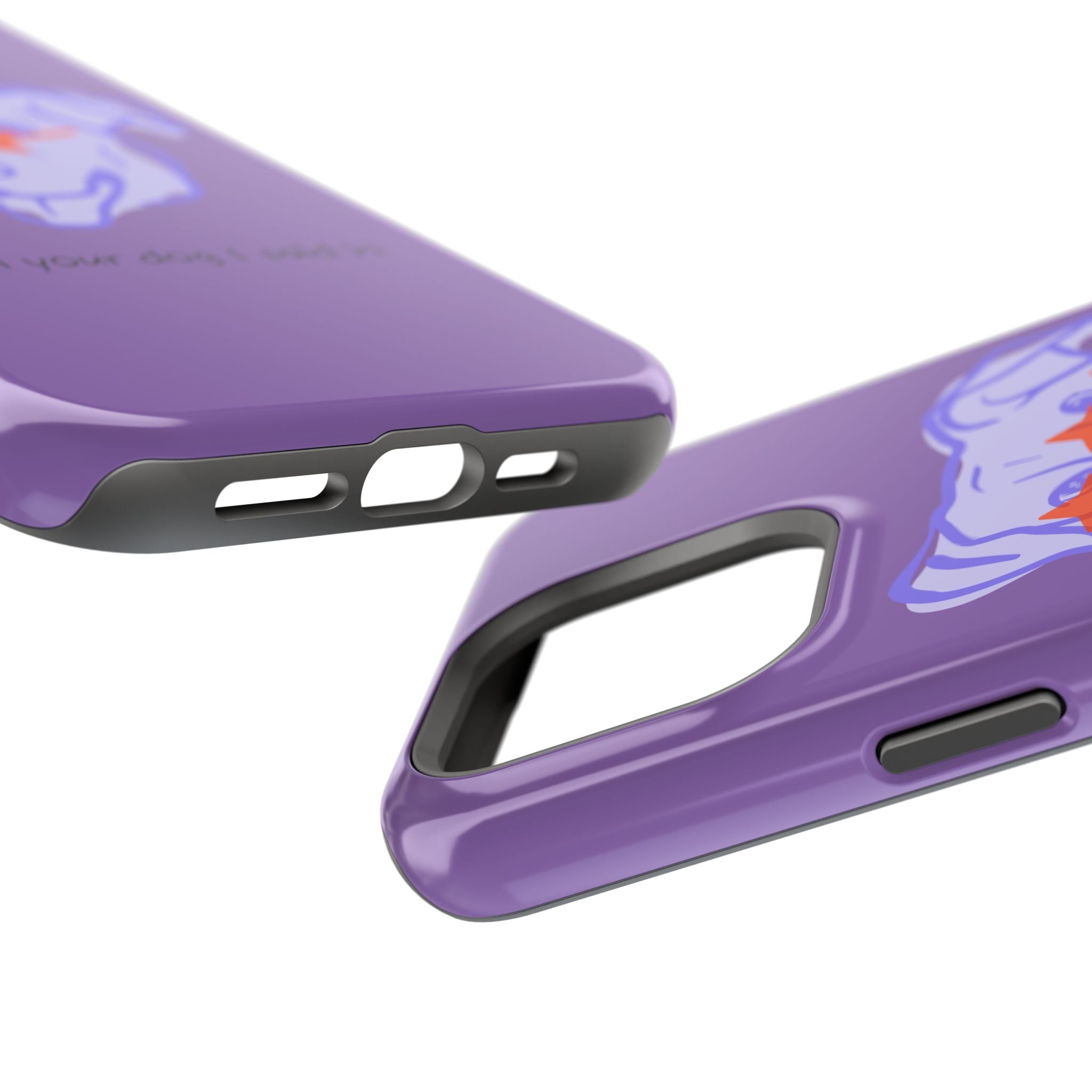 Impact Resistant Case — Purple Dog “Tell your dog I said hi”