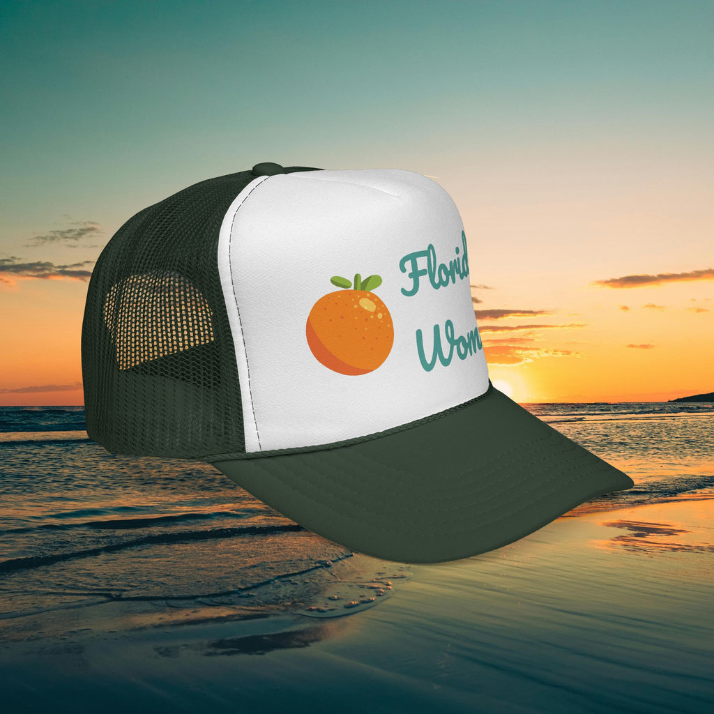 Florida Woman Trucker Cap