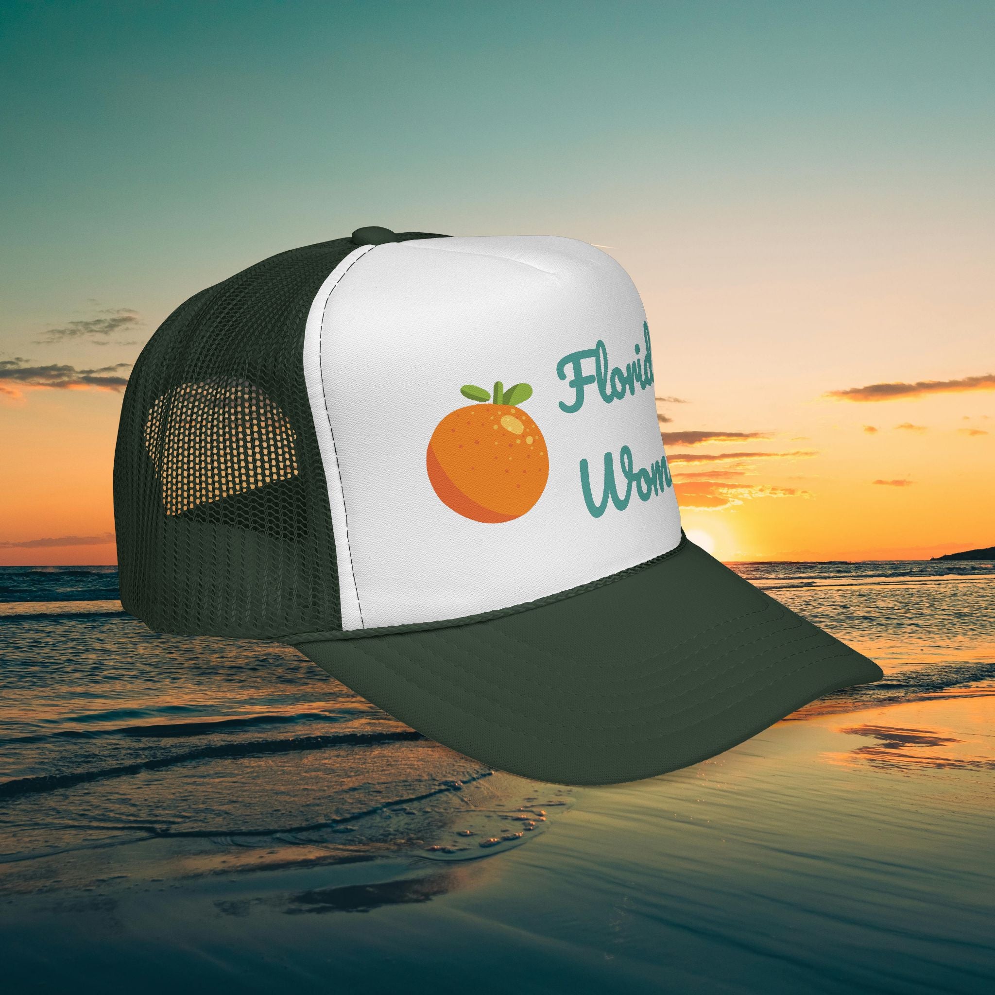 Florida Woman Trucker Cap