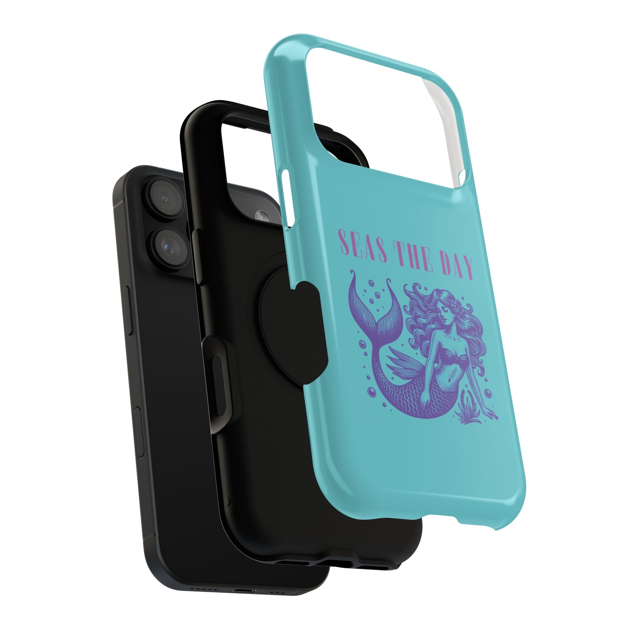 iphone Mermaid ‘Seas the Day’ Impact-Resistant Phone Case