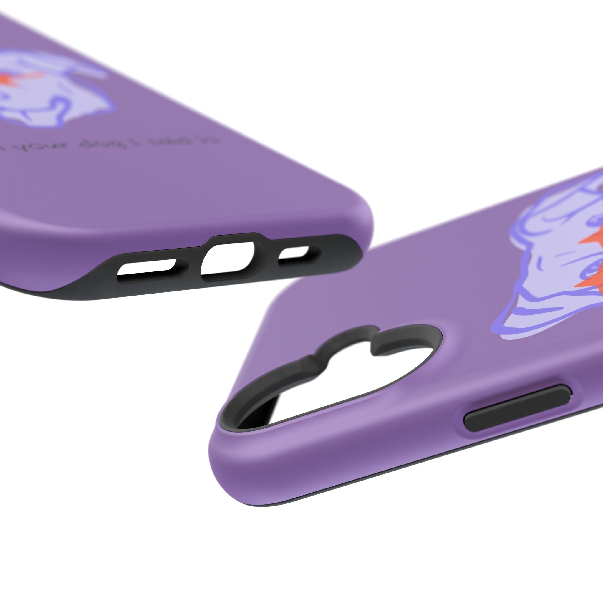 Impact Resistant Case — Purple Dog “Tell your dog I said hi”