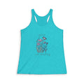 Peace Over Everything Floral Racerback Tank