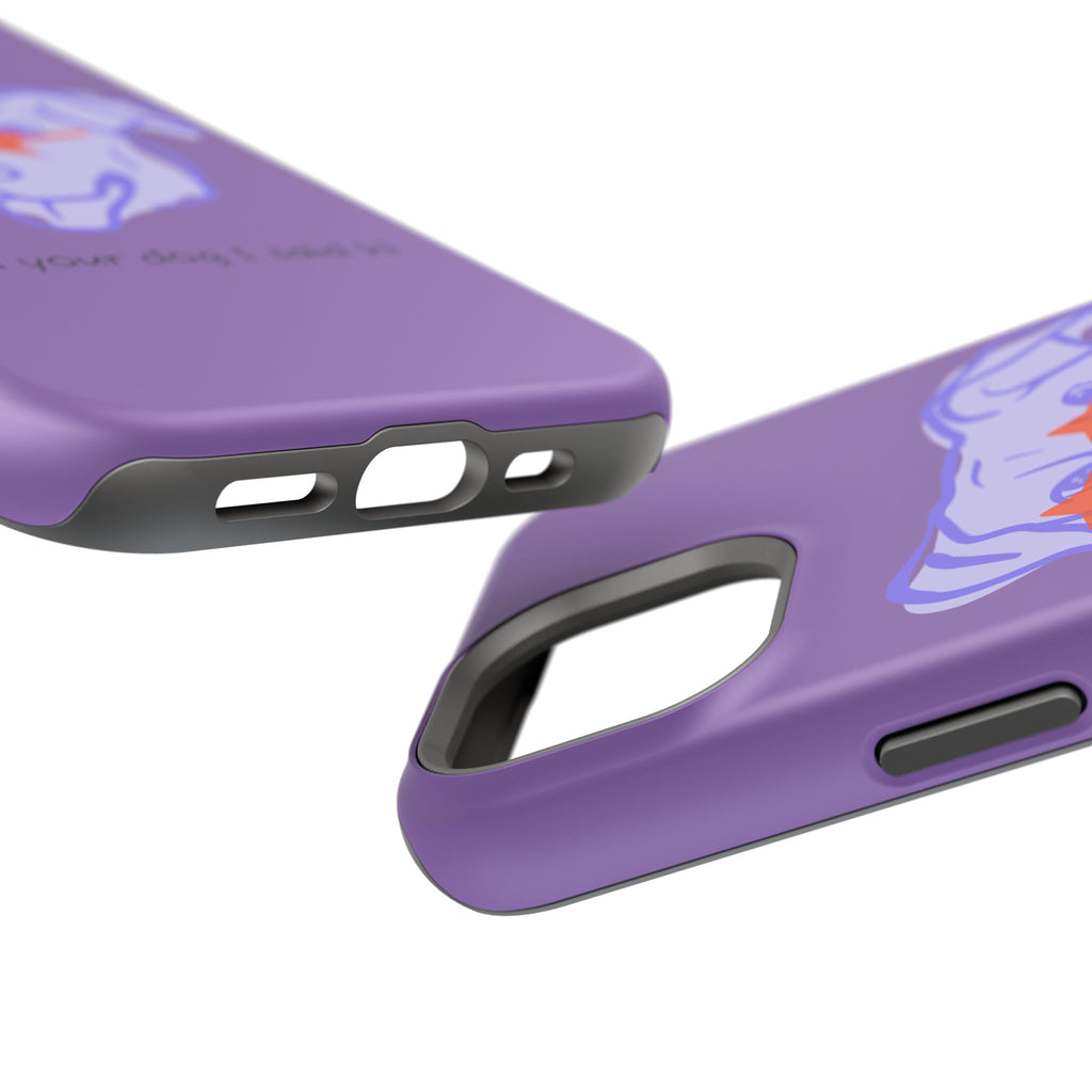 Impact Resistant Case — Purple Dog “Tell your dog I said hi”