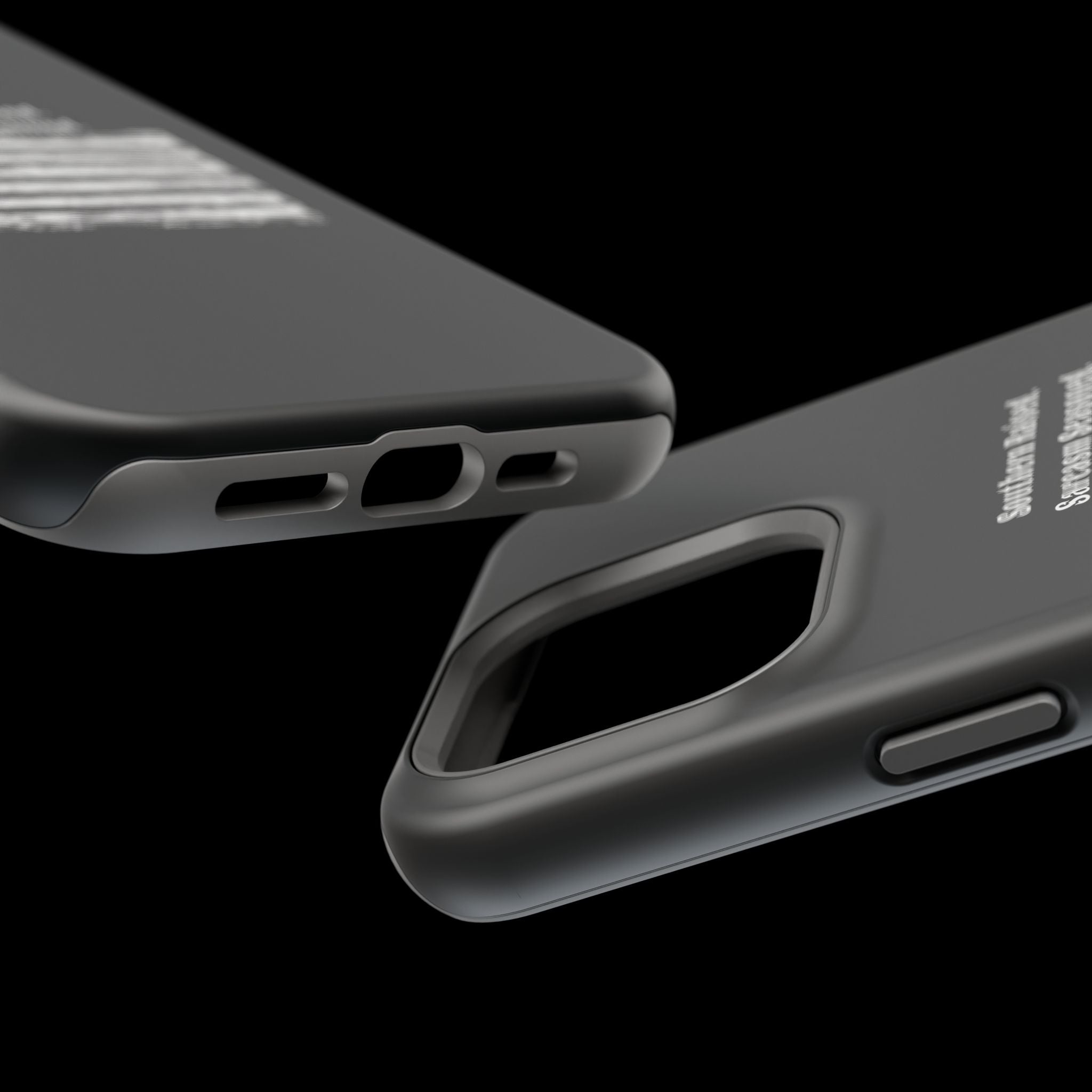 iPhone Case - "Southern Raised. Sarcasm Seasoned." Distressed Flag Magnetic Impact-Resistant Case
