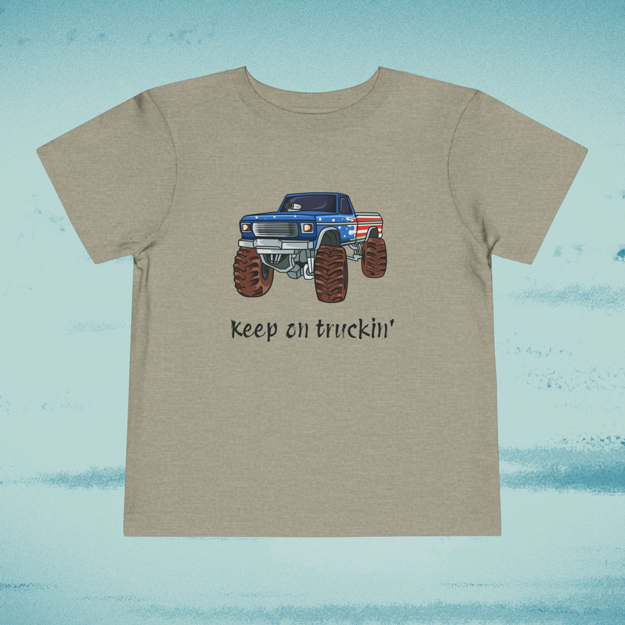 "Keep on Truckin'" Toddler Monster Truck Shirt