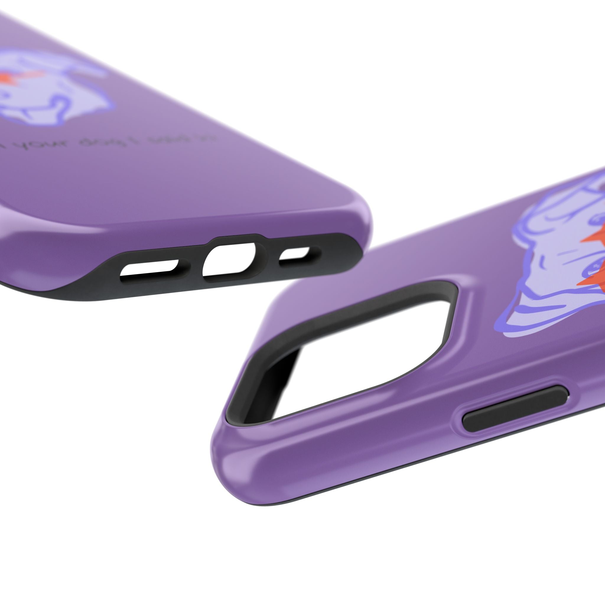 Impact Resistant Case — Purple Dog “Tell your dog I said hi”